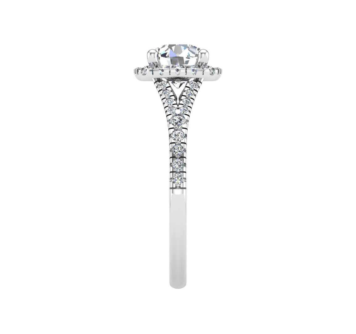 Grace Halo Engagement Ring